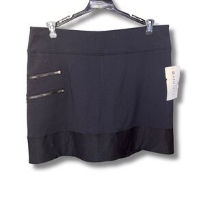 Athleta Black Tee Time Skort